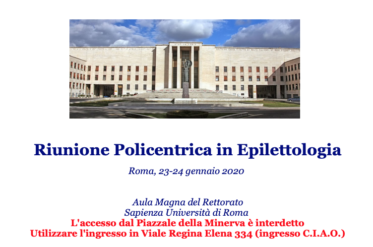 Riunione Policentrica in Epilettologia 2020